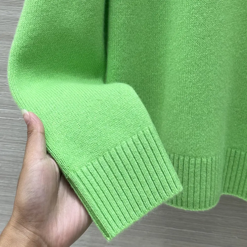 Dior Men DIOR AND LEWIS HAMILTON Sweater Green Virgin Wool and Cashmere Intarsia - image 8