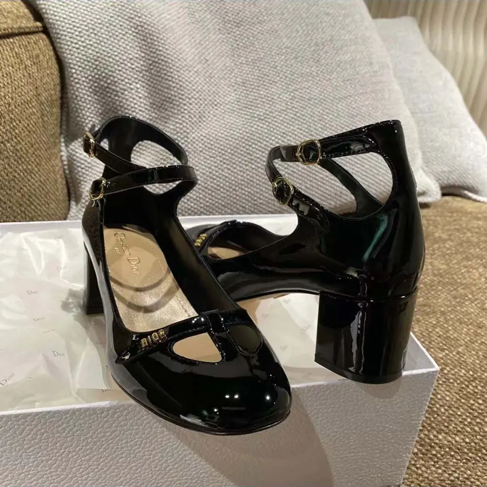 Dior Women Aime Dior Pump Black Patent Calfskin - image 6