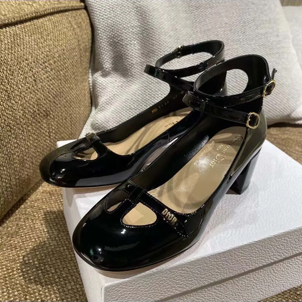 Dior Women Aime Dior Pump Black Patent Calfskin - image 4