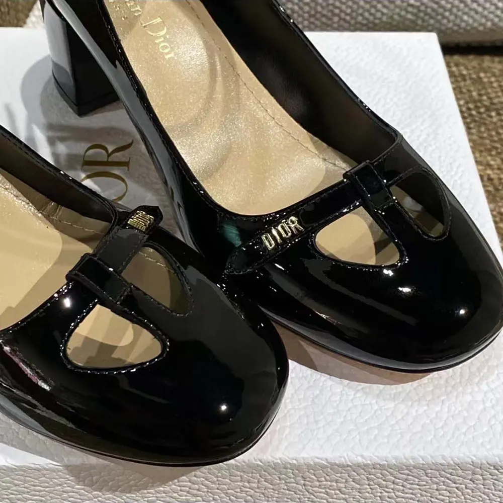 Dior Women Aime Dior Pump Black Patent Calfskin - image 8