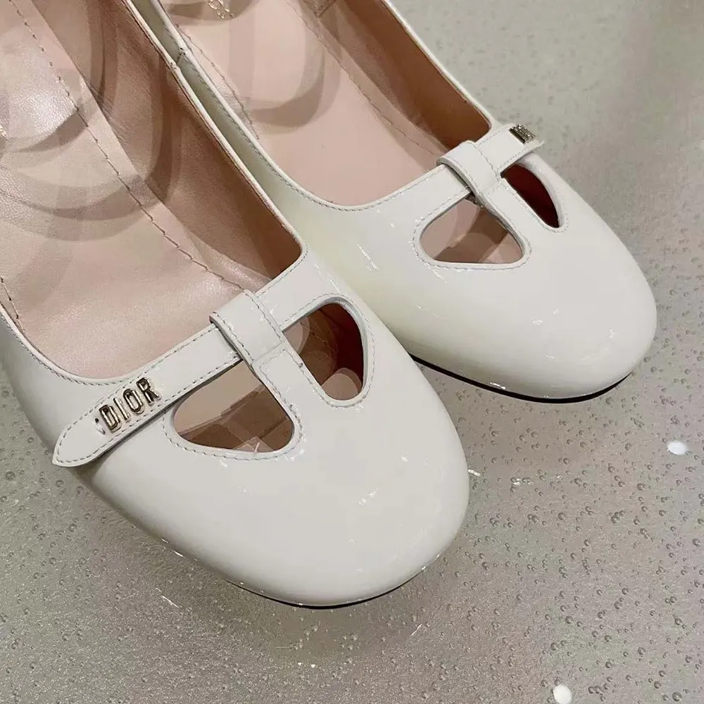 Dior Women Aime Dior Pump White Patent Calfskin - image 4