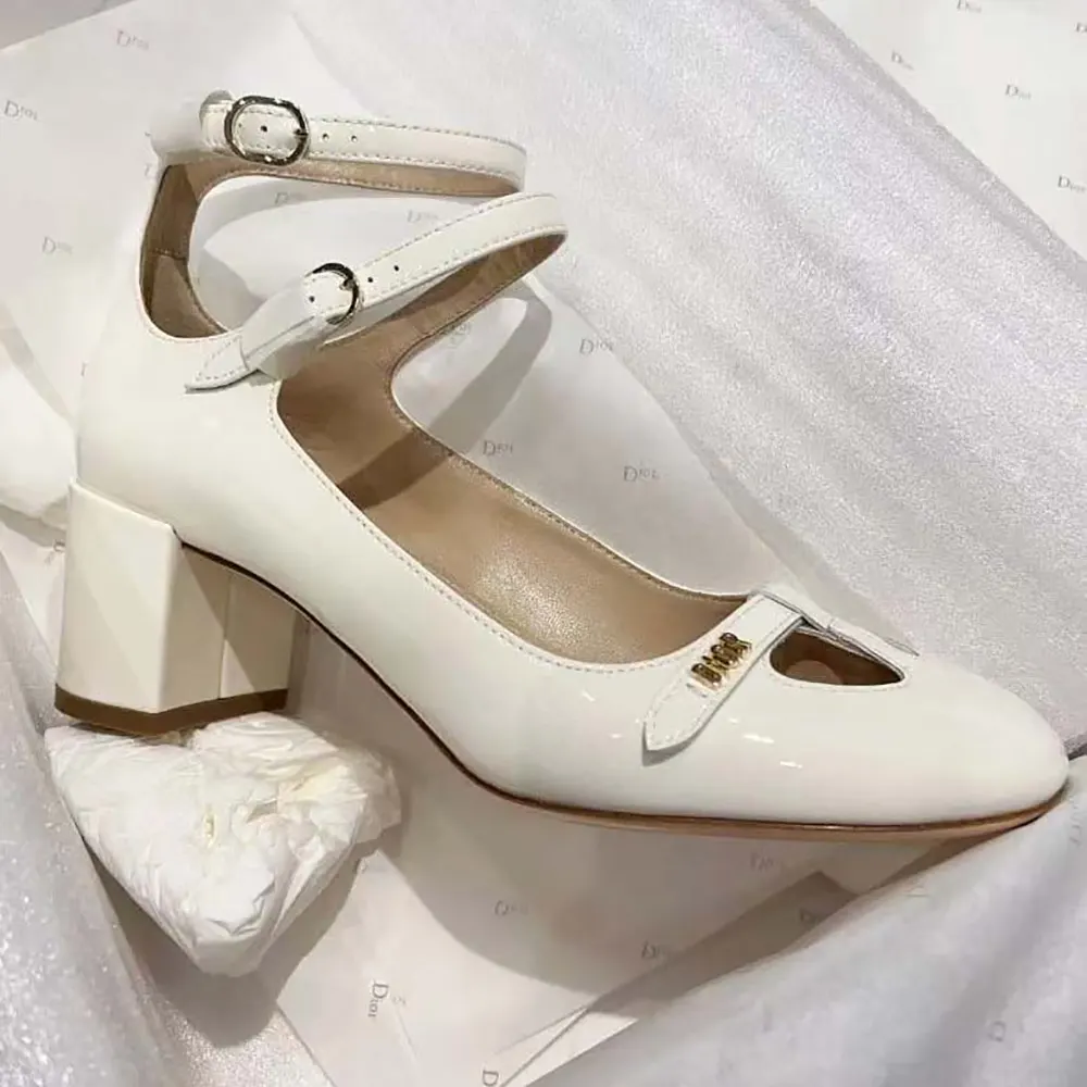 Dior Women Aime Dior Pump White Patent Calfskin - image 6