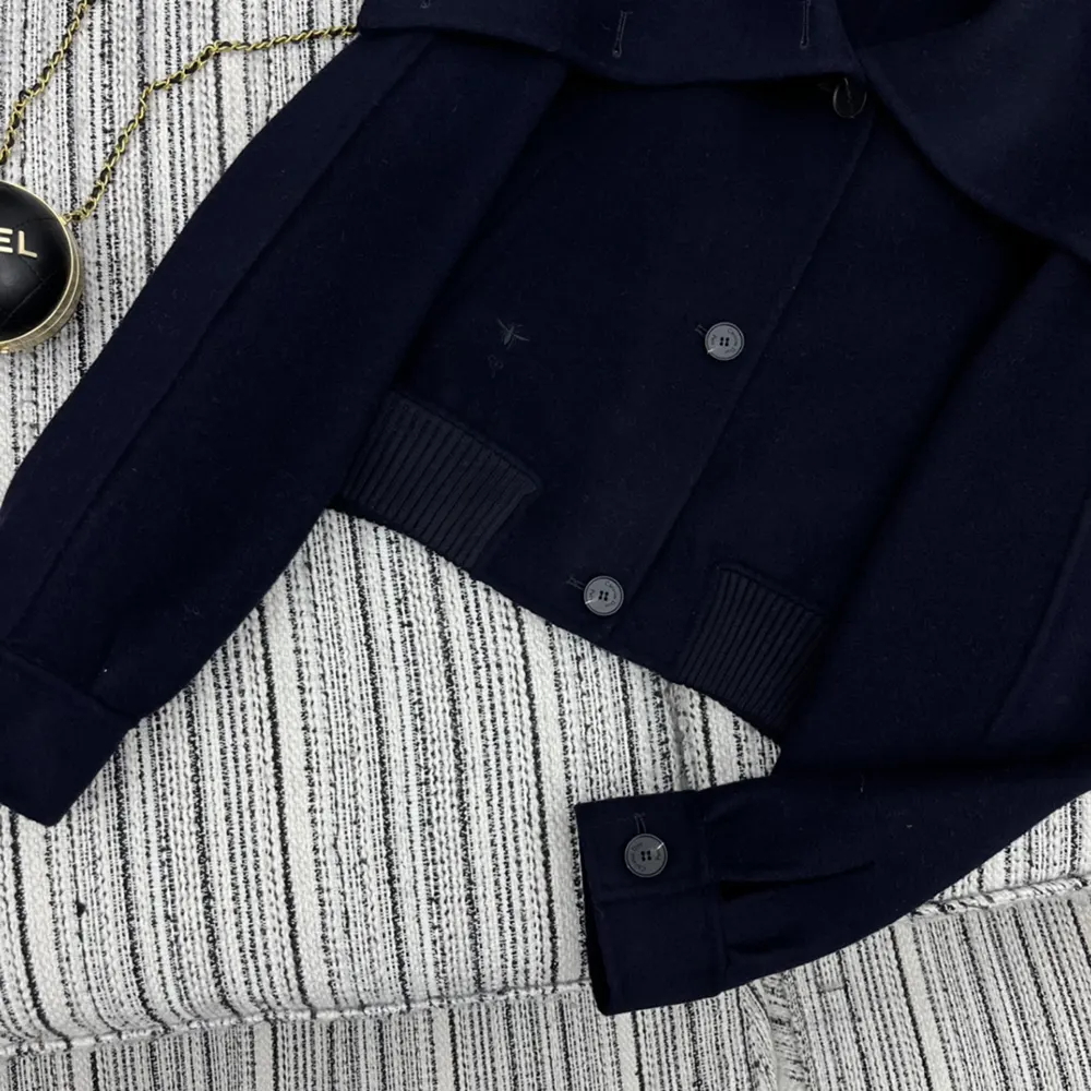 Dior Women Bomber Jacket with Oversized Collar - image 8