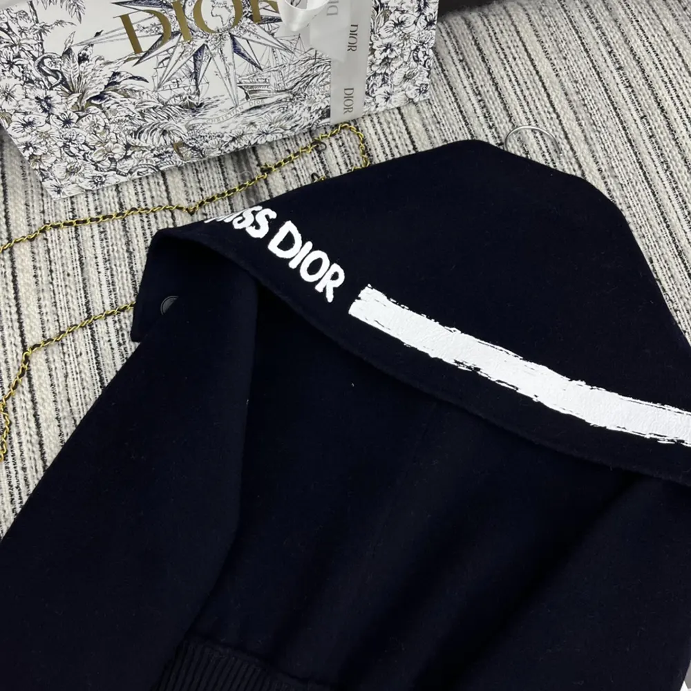 Dior Women Bomber Jacket with Oversized Collar - image 5