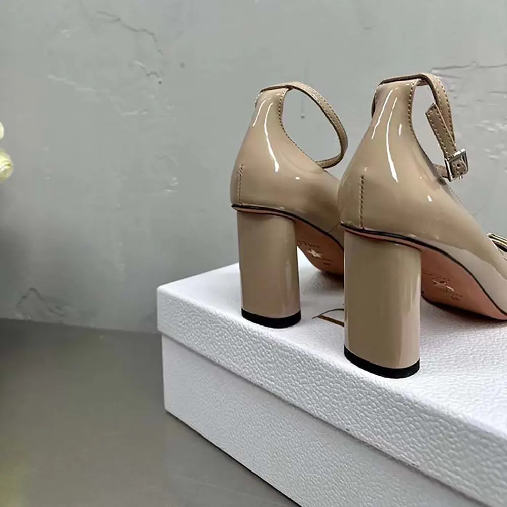 Dior Women CD Forever Dior Pump Nude Patent Calfskin - image 8