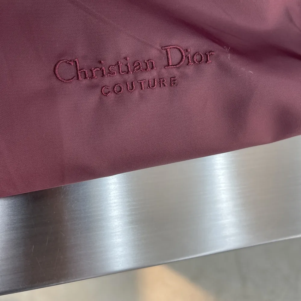 Dior Women Christian Dior Couture Bomber Jacket Burgundy Technical Fabric - image 9