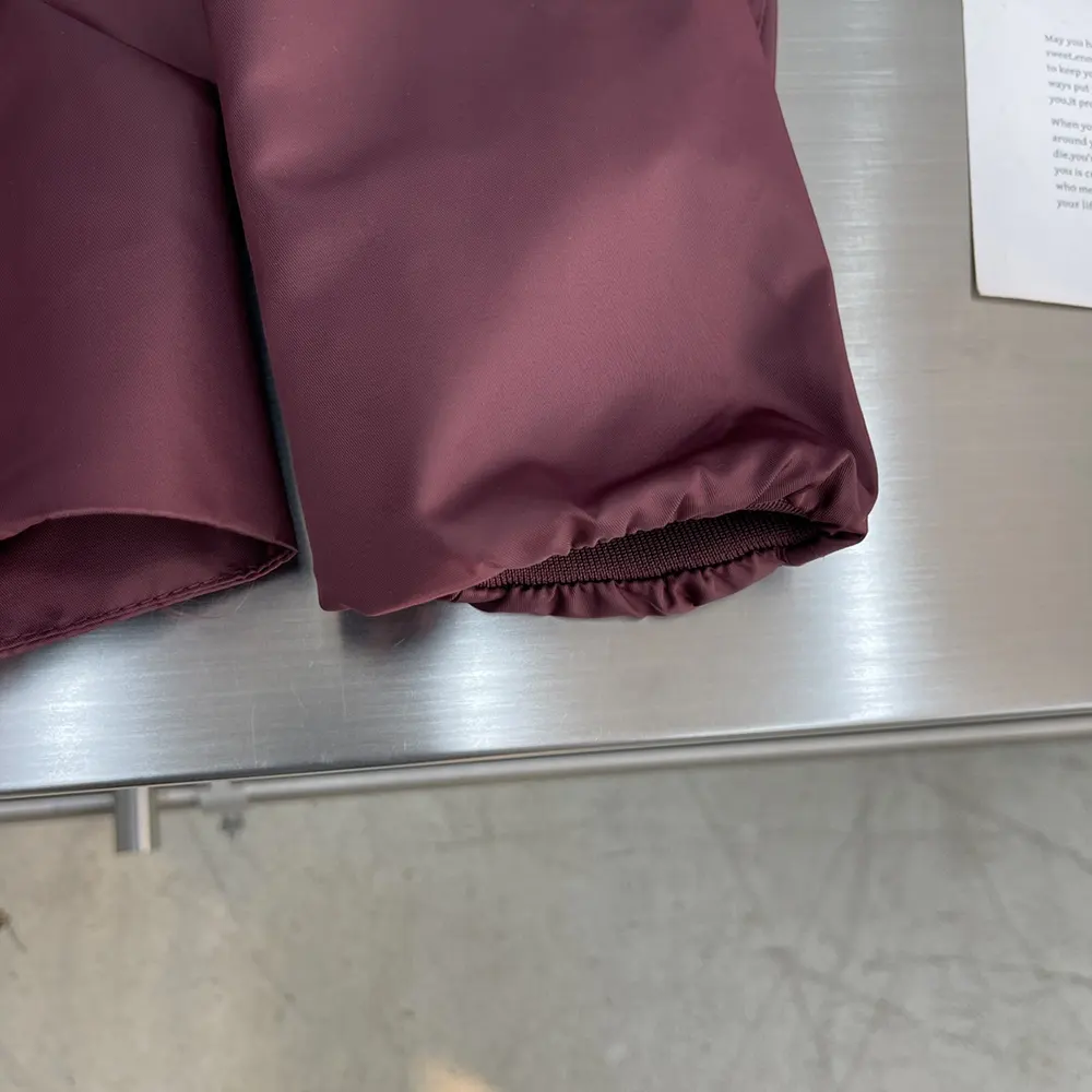 Dior Women Christian Dior Couture Bomber Jacket Burgundy Technical Fabric - image 7