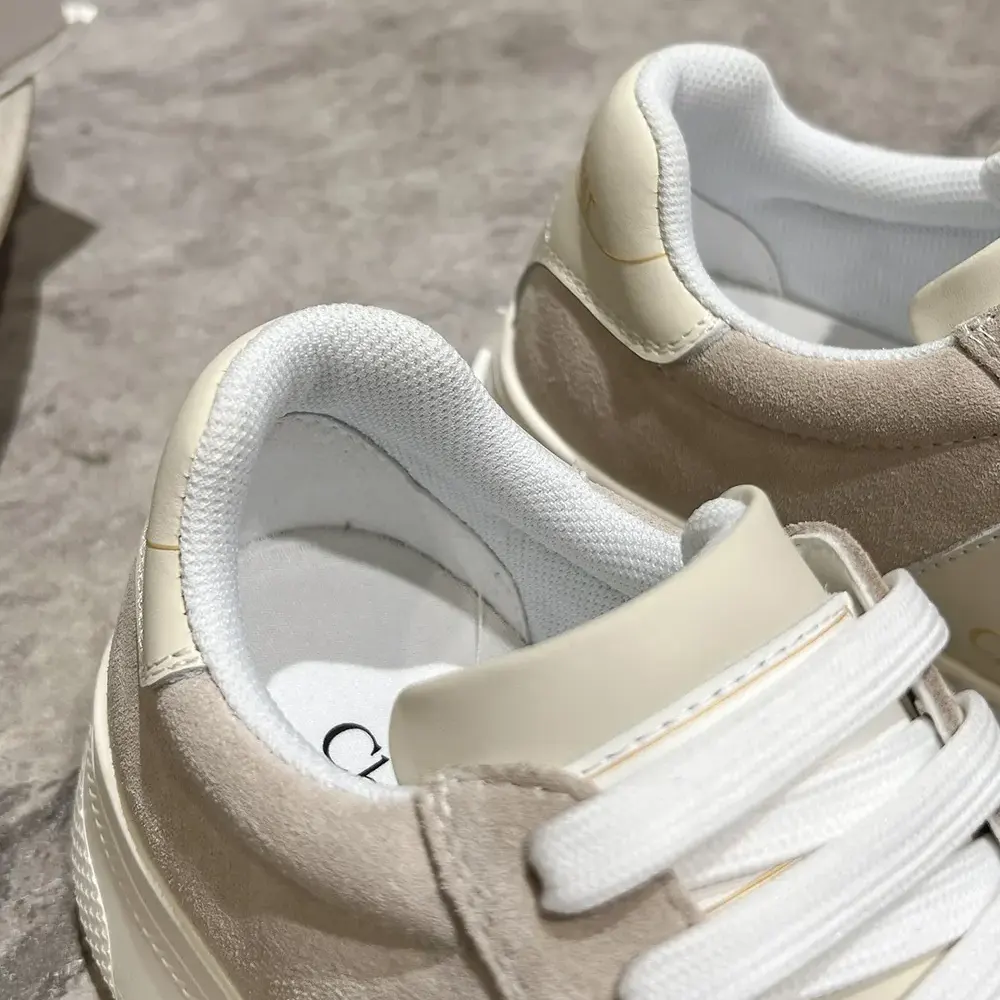 Dior Women Dior Star Platform Sneaker Light Beige Suede Calfskin - image 9