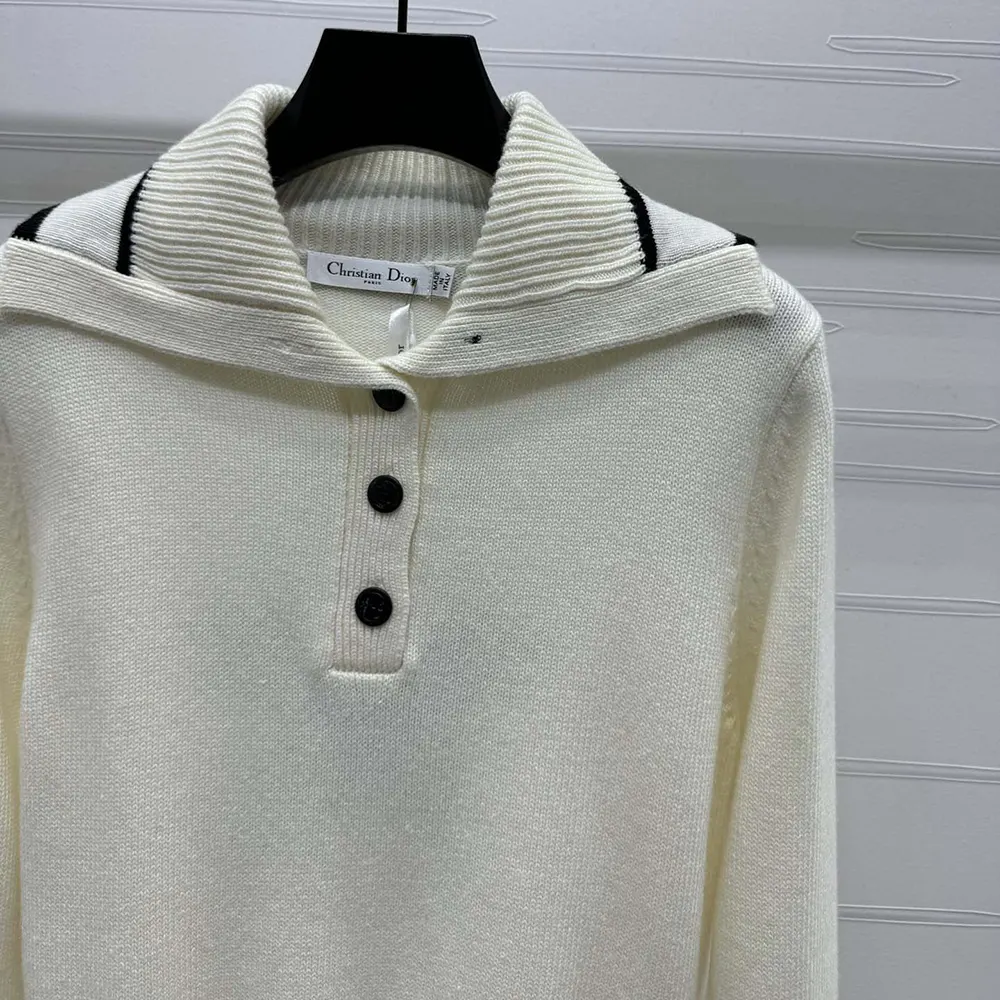 Dior Women DiorAlps Sweater White Wool and Cashmere Knit - image 4