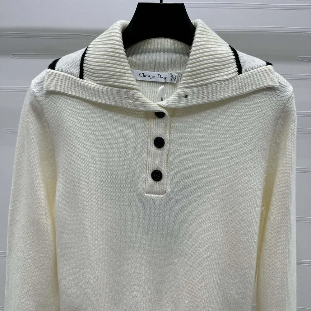Dior Women DiorAlps Sweater White Wool and Cashmere Knit - image 5