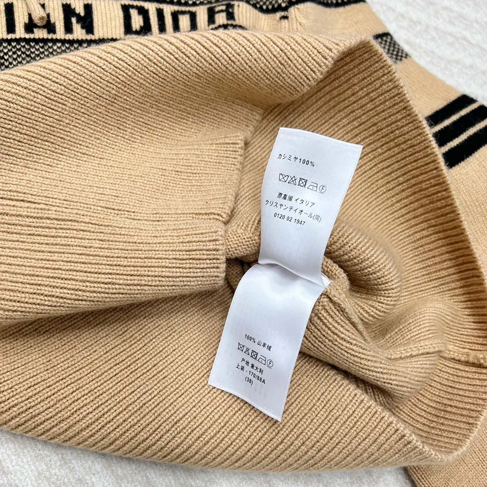 Dior Women DiorAlps Three-Quarter Sleeve Hooded Sweater Pink Wool - image 11