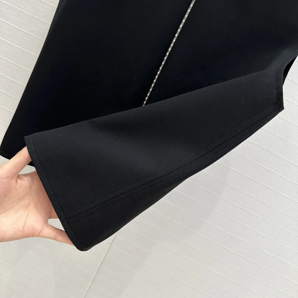 Dior Women Embroidered Top Black Wool and Silk - image 6