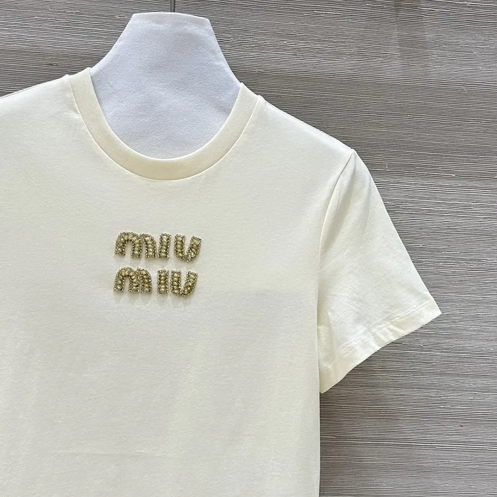 Miu Miu Women Jersey T-shirt - image 6