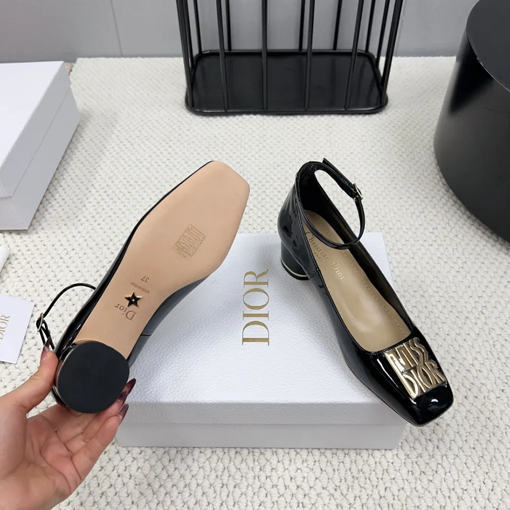 Dior Women Miss Dior Pump Black Patent Calfskin - image 10