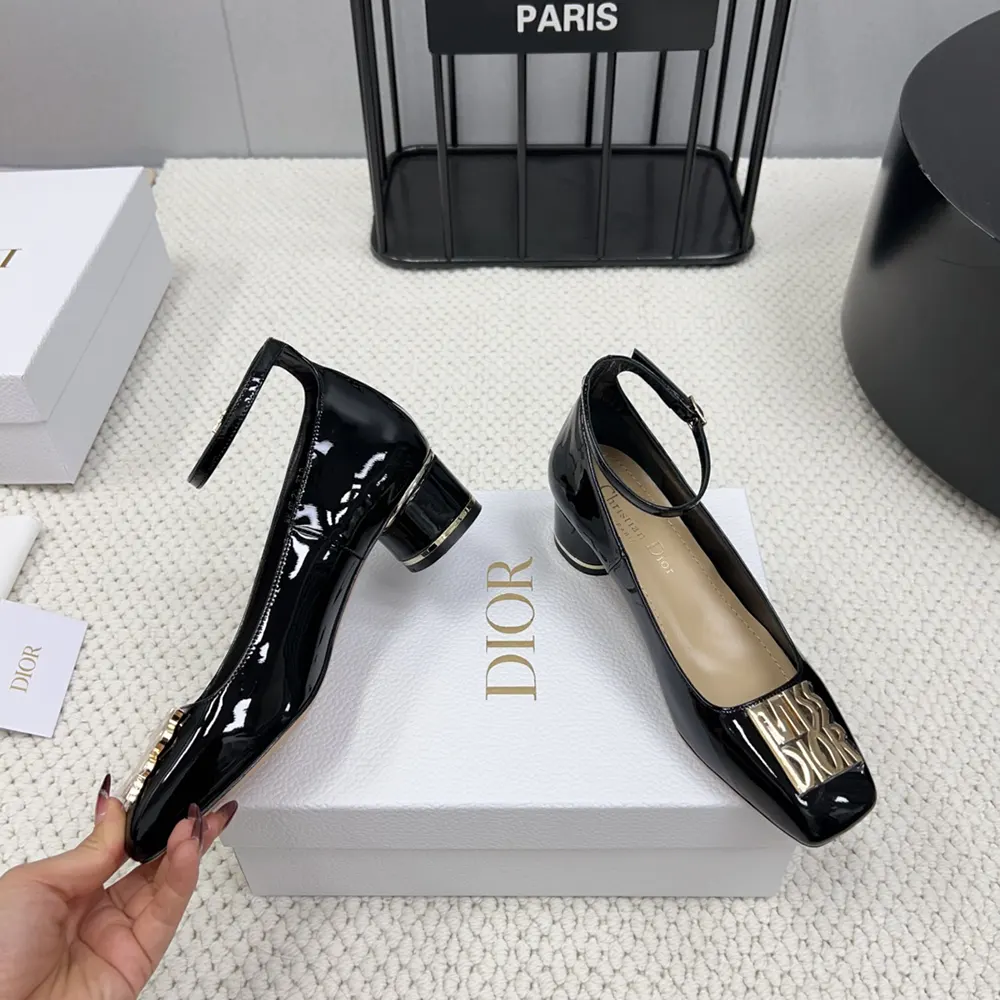 Dior Women Miss Dior Pump Black Patent Calfskin - image 6
