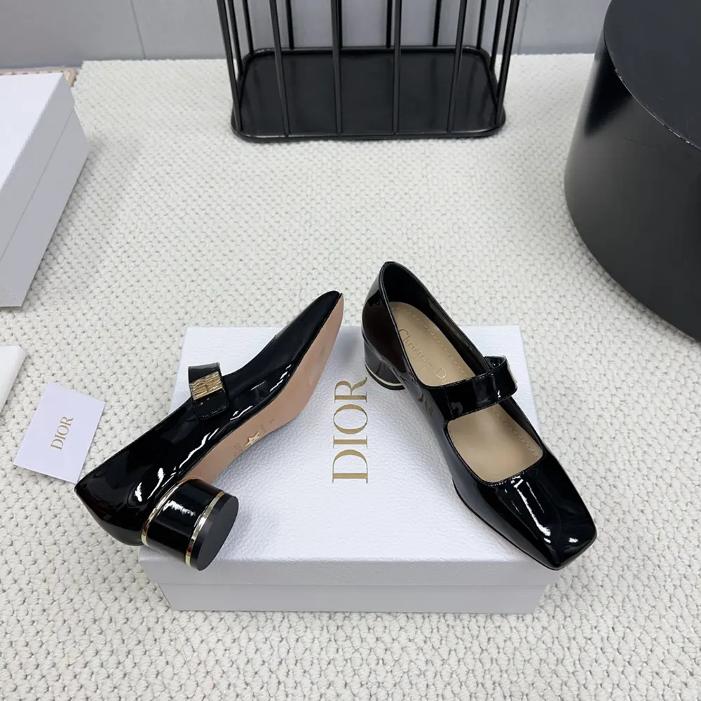 Dior Women Miss Dior Pump Black Patent Calfskin - image 6