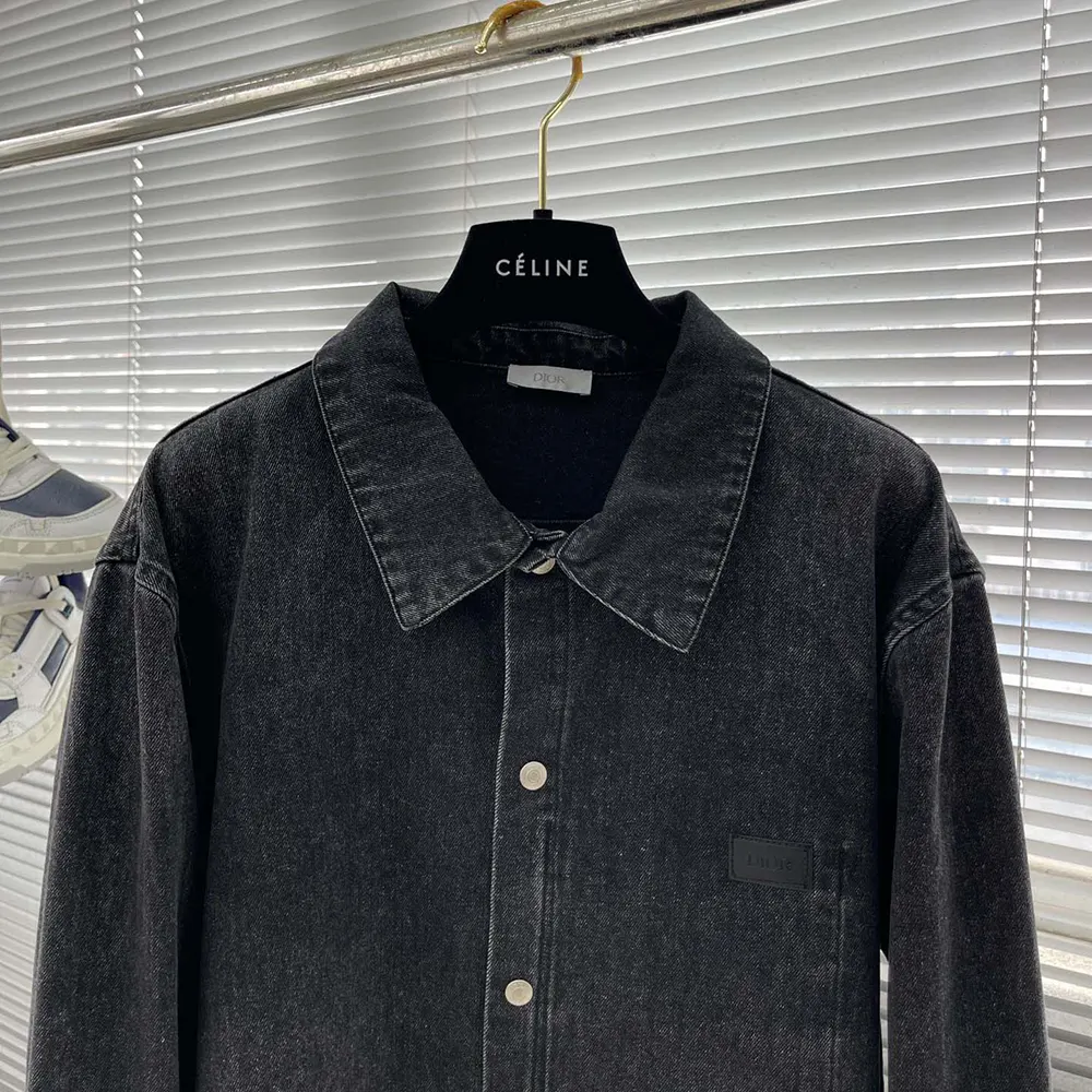 Dior Women Overshirt Black Cotton Twill 413D488B351X_C830 - image 4