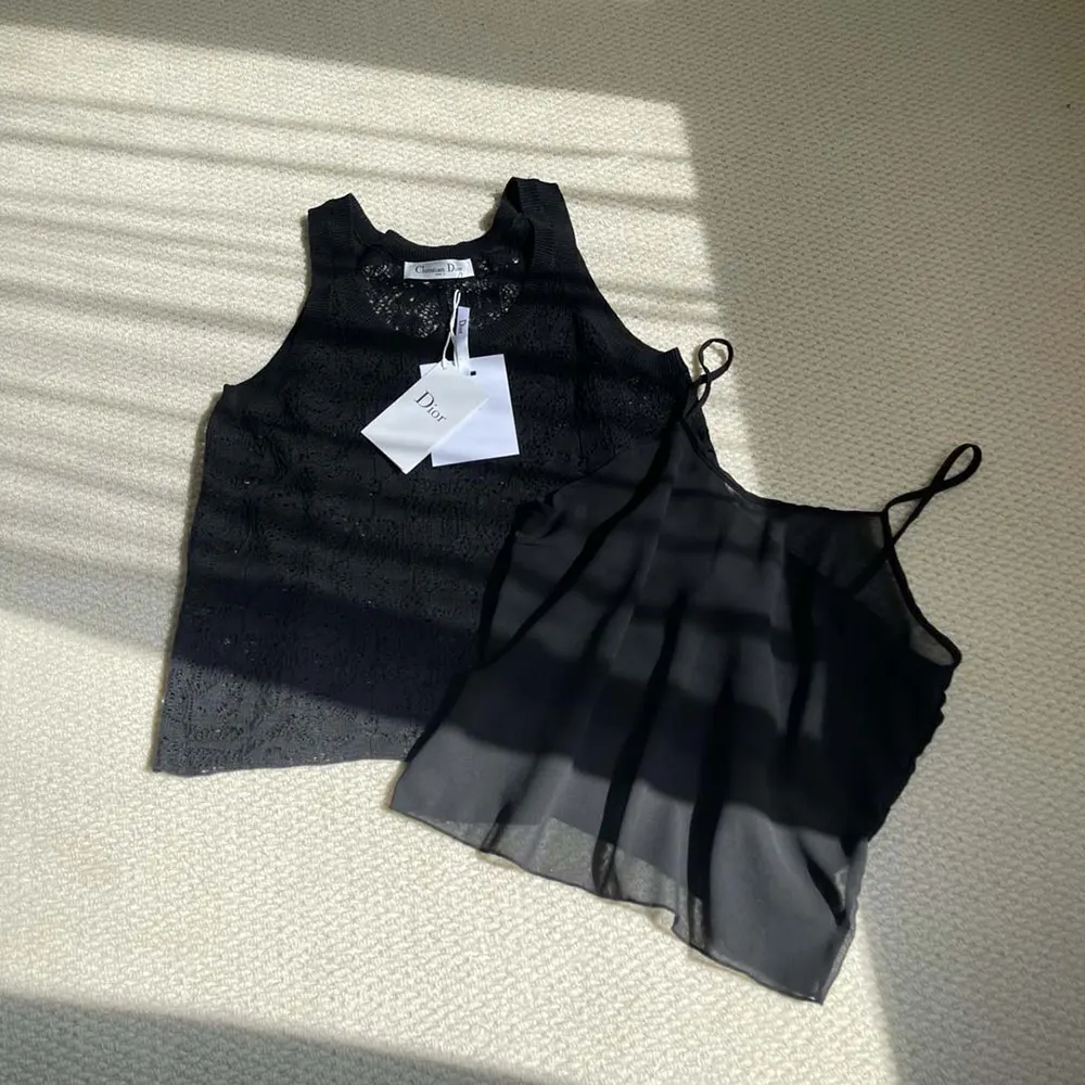 Dior Women Twinset Black Mohair and Wool Blend Lace - image 4