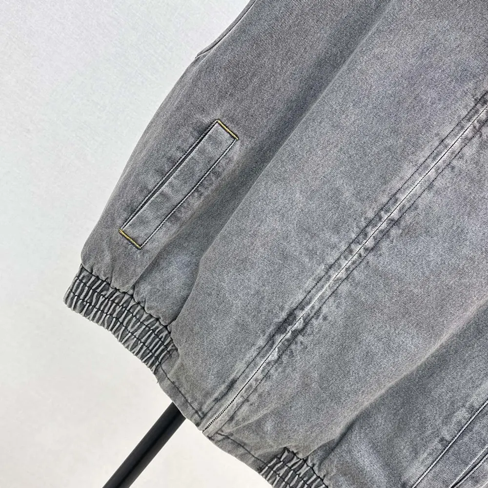 Miu Miu Women Chambray Blouson Vest - image 10