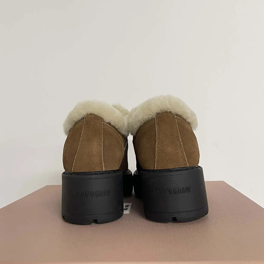 Miu Miu Women Faded Suede Booties 5T965D_X0O - image 6