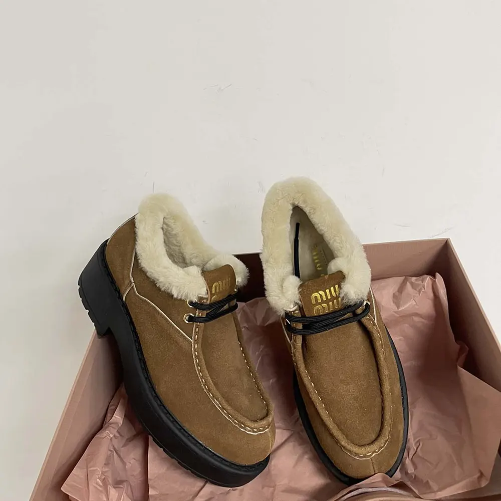 Miu Miu Women Faded Suede Booties 5T965D_X0O - image 4