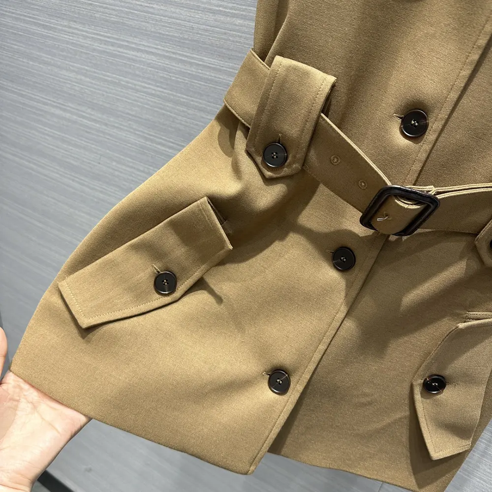 Miu Miu Women Gabardine Mini-dress - image 8