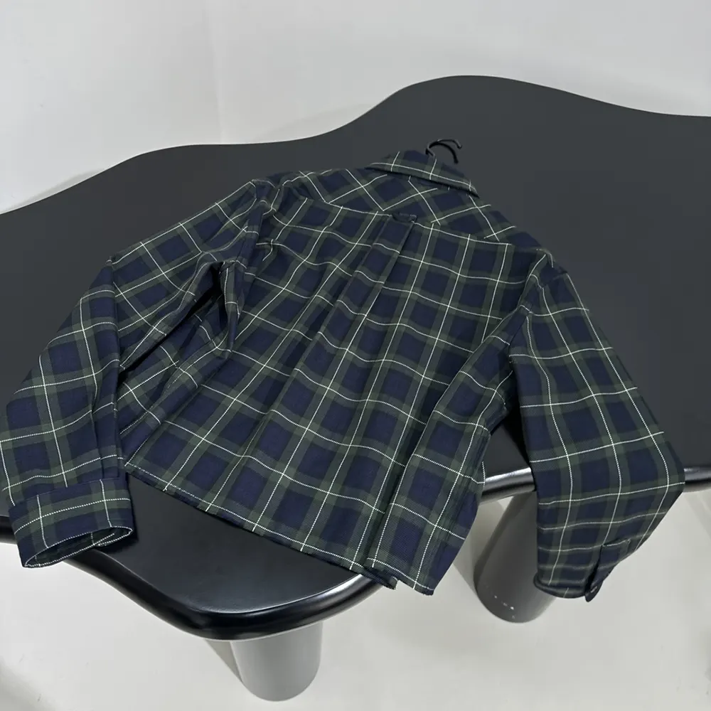 Miu Miu Women Plaid Shirt with Embroidered logo - image 5