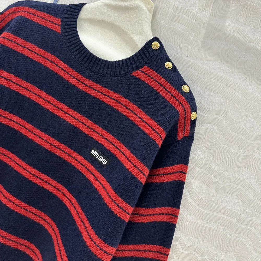 Miu Miu Women Shetland Wool Crew-neck Sweater - image 5