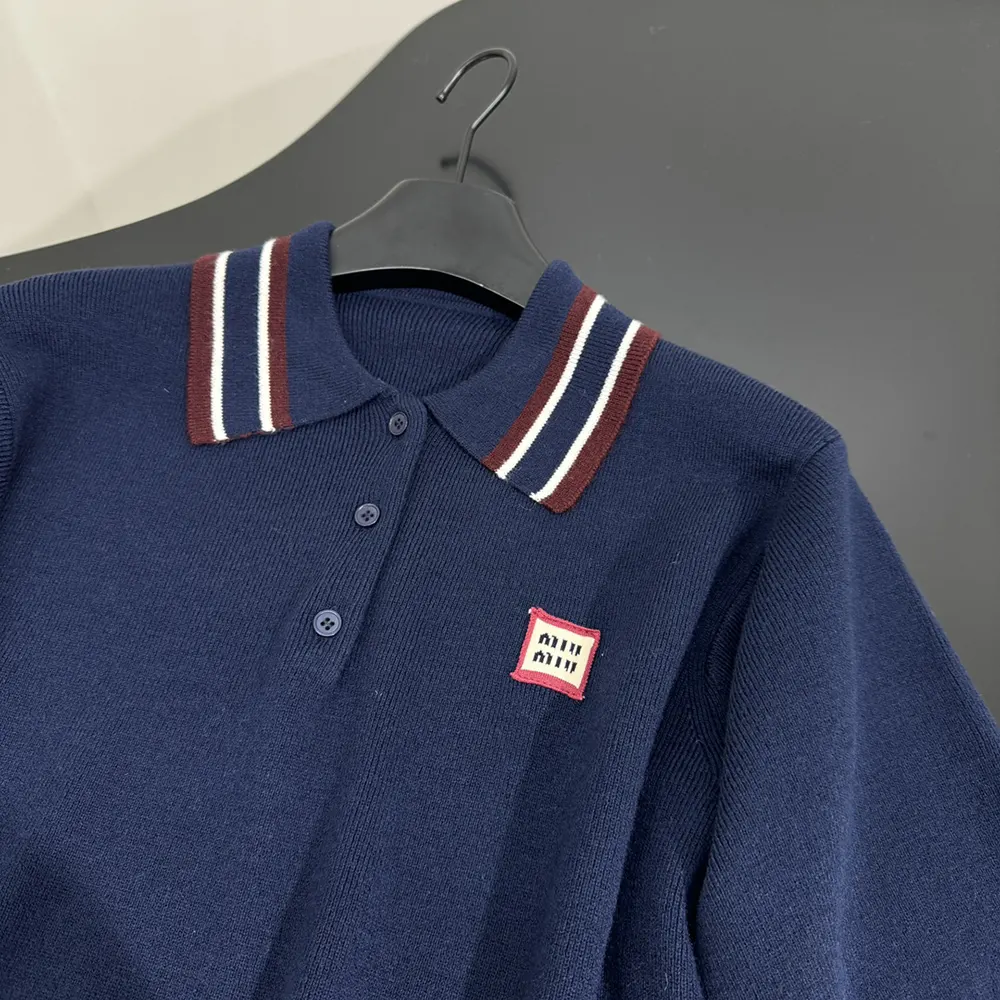 Miu Miu Women Wool and Cashmere Polo Sweater - image 6
