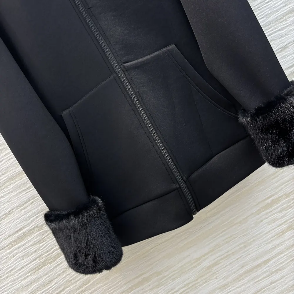 Prada Women Double Fleece High-neck Blouson - image 8