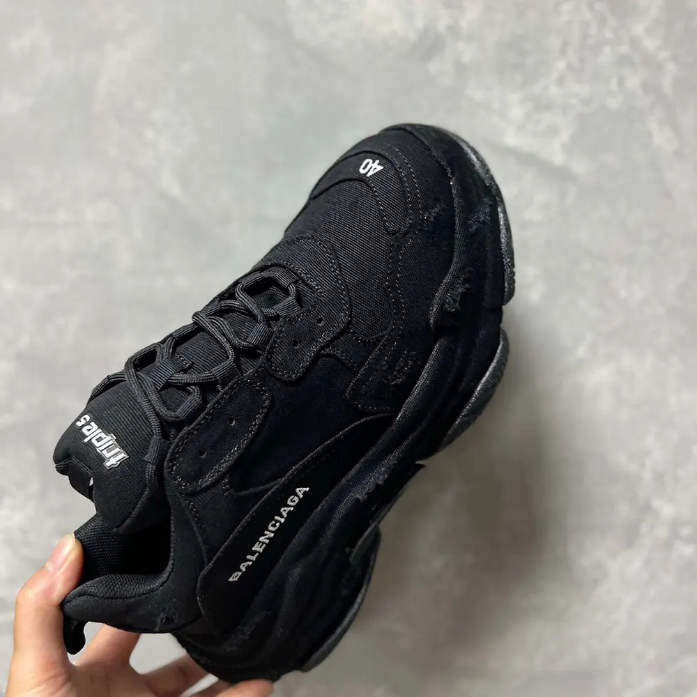 Balenciaga Unisex Triple S Sneaker in Black - image 10