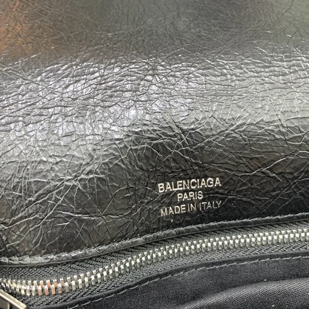 Balenciaga Women BB Soft Small Flap Bag in Black Peach Calfskin - image 7