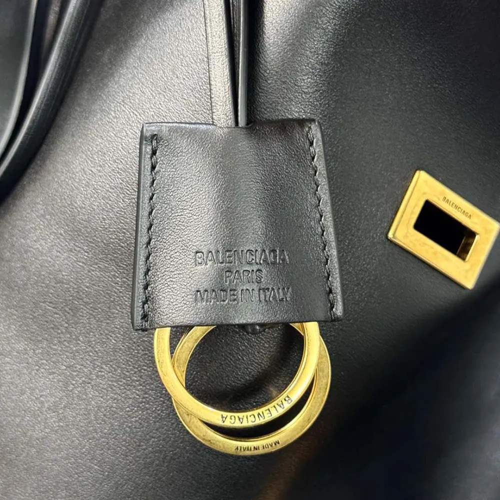 Balenciaga Women Bel Air Large Hobo Bag in Black Smooth Calfskin - image 7