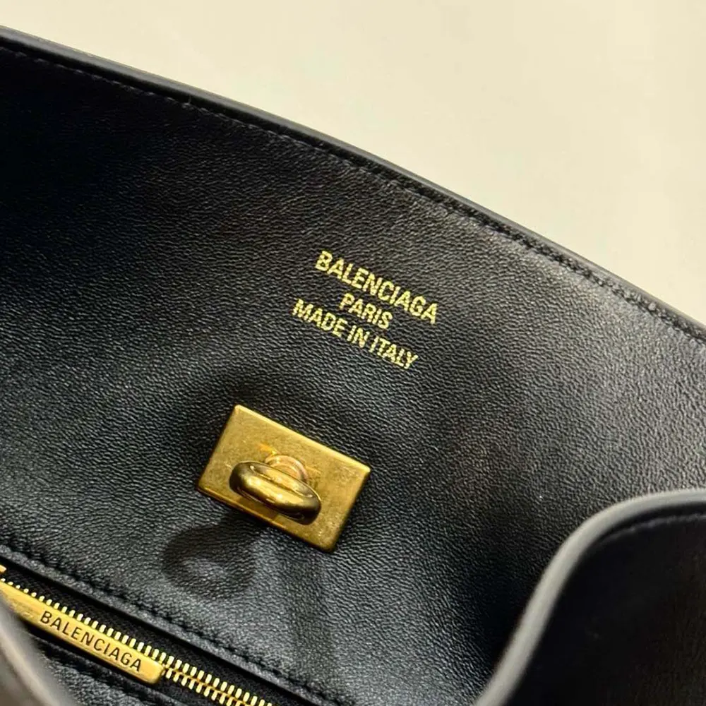 Balenciaga Women Bel Air Large Hobo Bag in Black Smooth Calfskin - image 9