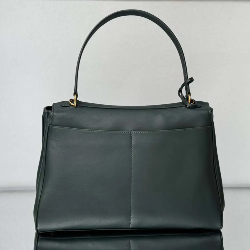 Balenciaga Women Rodeo Medium Handbag in Pine Green Smooth Calfskin - image 4