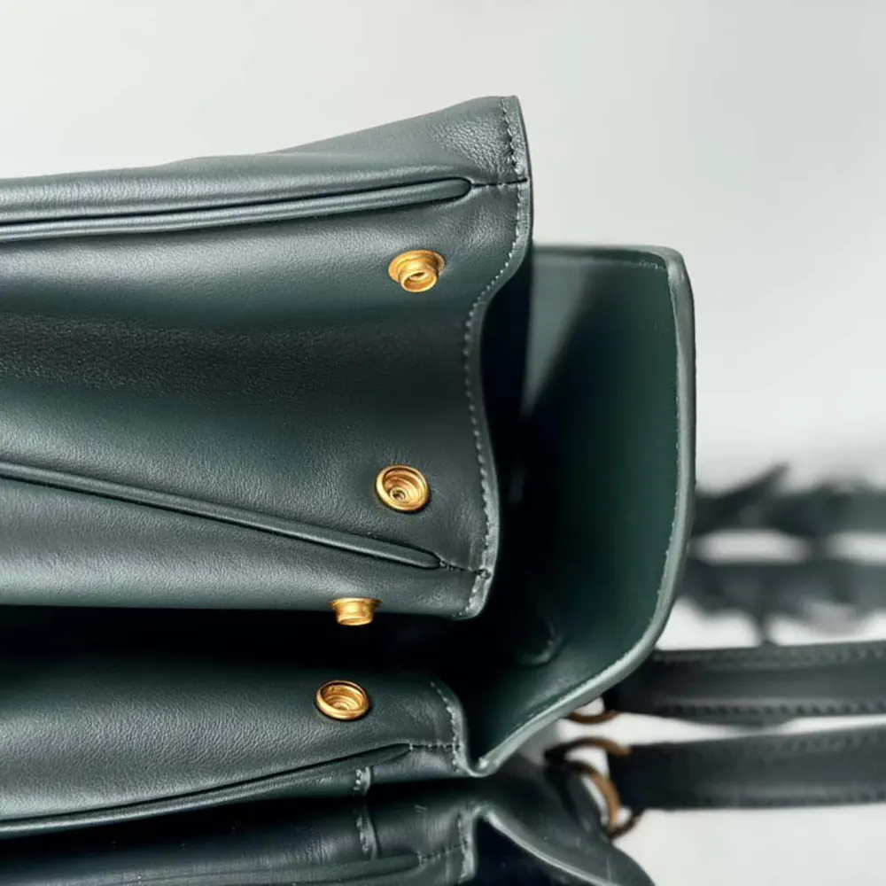 Balenciaga Women Rodeo Medium Handbag in Pine Green Smooth Calfskin - image 8