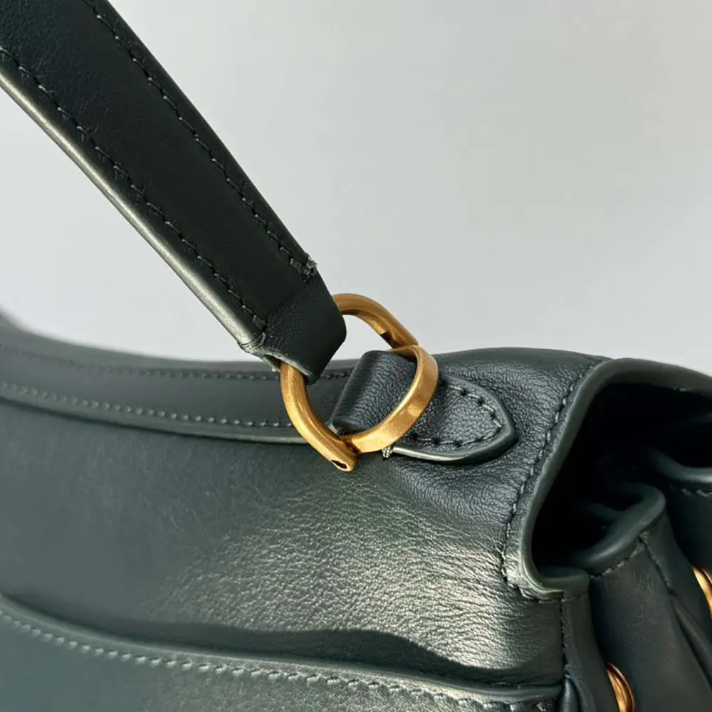 Balenciaga Women Rodeo Mini Handbag in Pine Green Smooth Calfskin - image 8