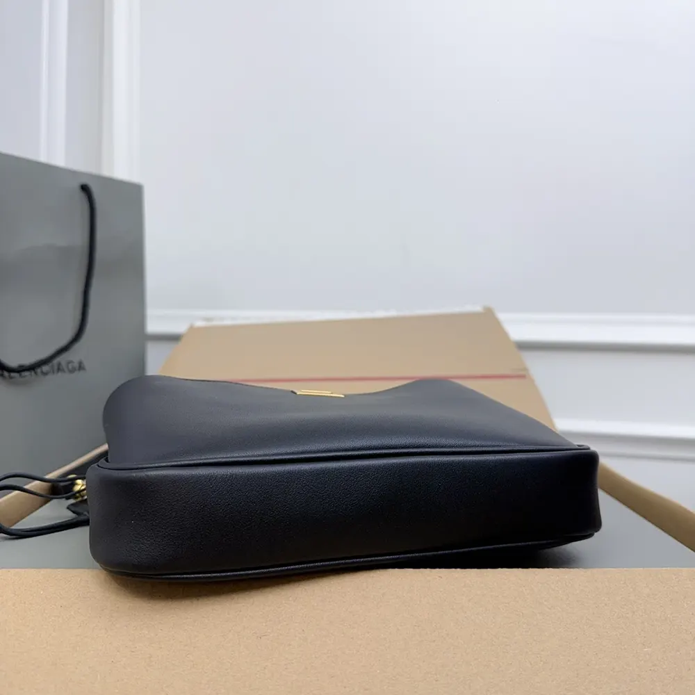 Balenciaga Women Rodeo Sling Pochette in Black Smooth Calfskin - image 5
