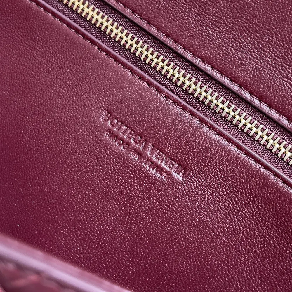 Bottega Veneta Women Andiamo Clutch in Supple Intrecciato Leather-Barolo - image 9