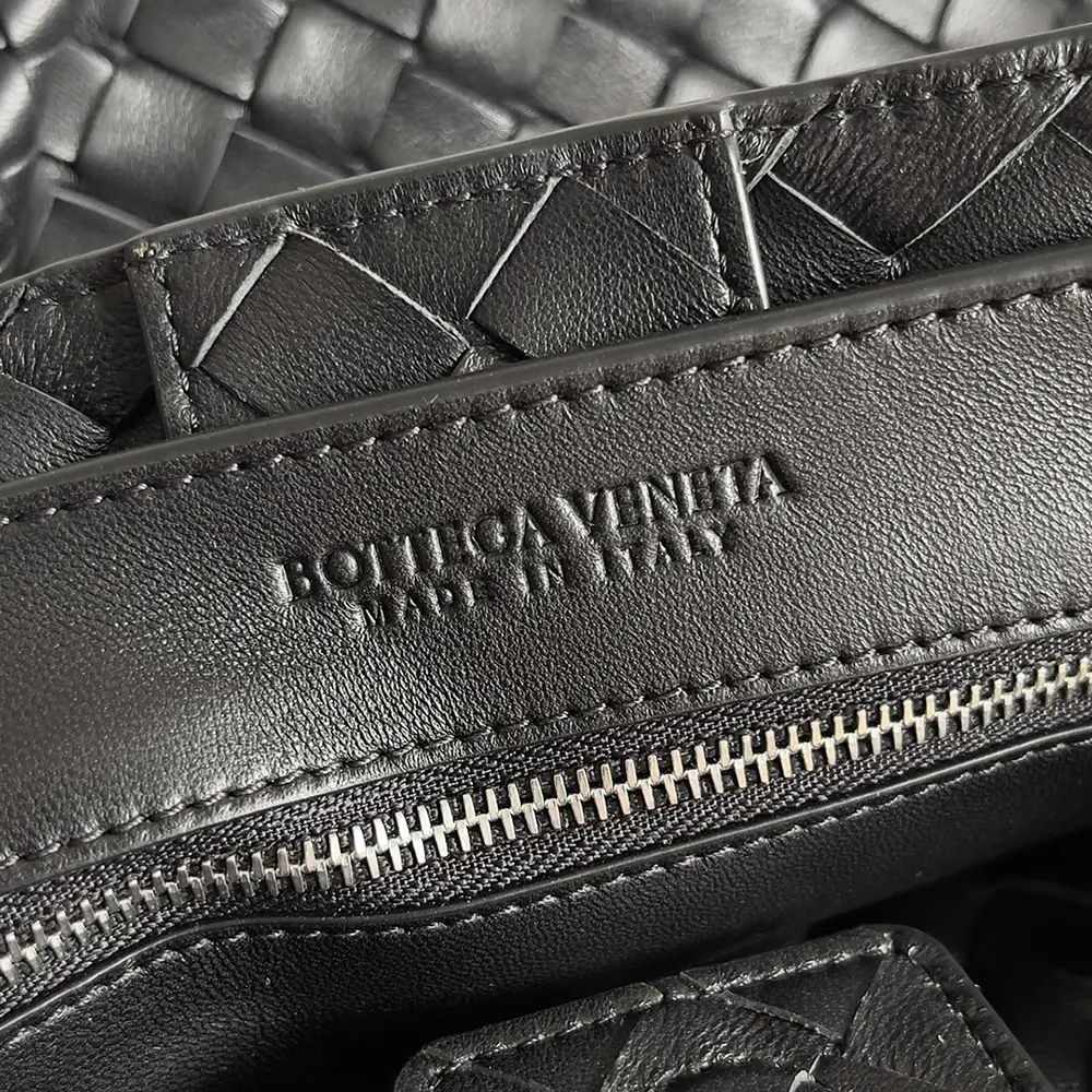 Bottega Veneta Women Medium Andiamo in Supple Intrecciato Leather-Black/Silver - image 8