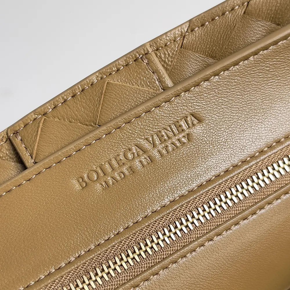 Bottega Veneta Women Medium Andiamo in Supple Intrecciato Leather-Light Yellow - image 8