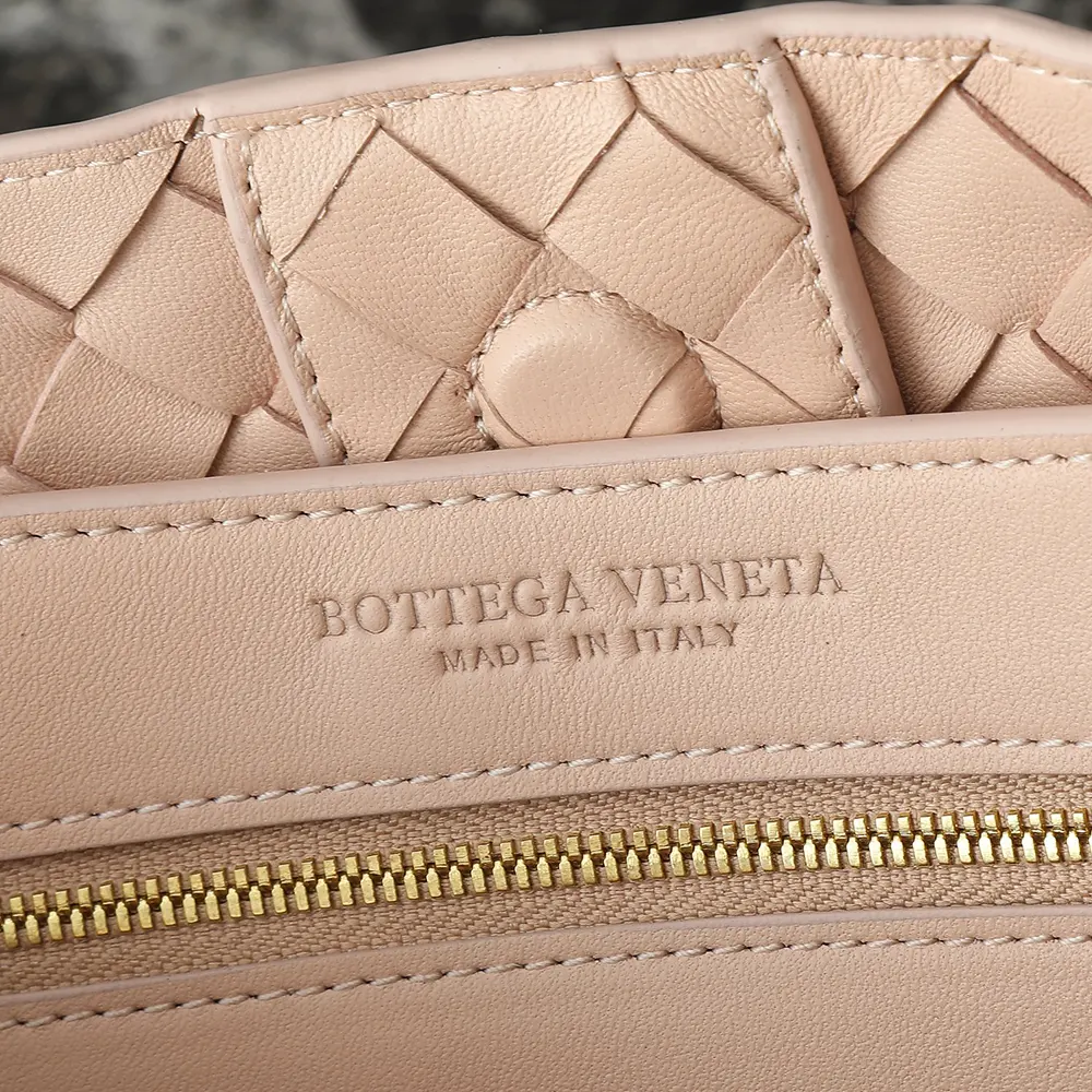 Bottega Veneta Women Medium Andiamo in Supple Intrecciato Leather-Pink - image 8