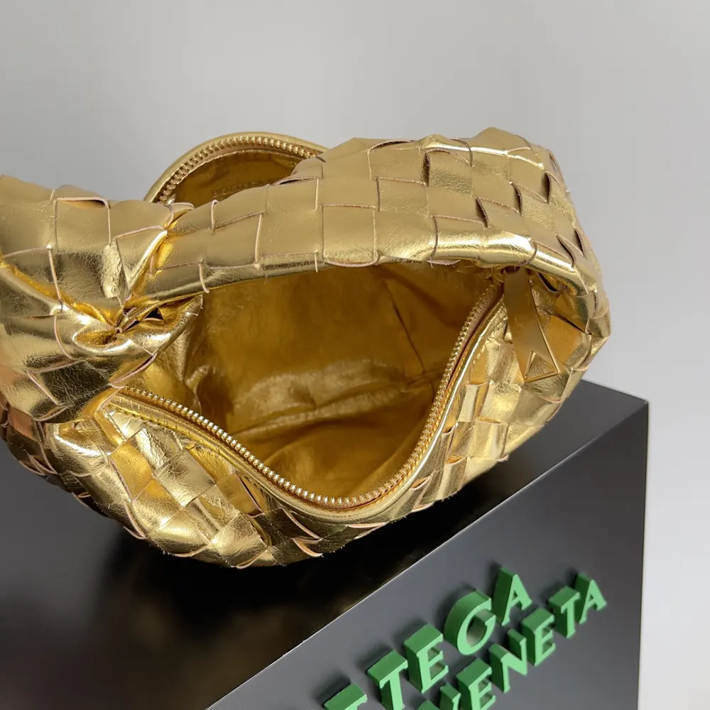 Bottega Veneta Women Mini Jodie-Gold - image 6