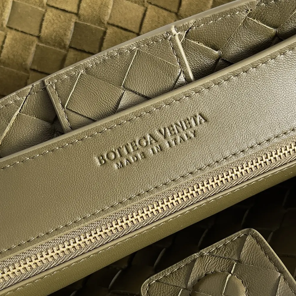 Bottega Veneta Women Small Andiamo Top Handle Bag in Supple Intrecciato Suede - image 8