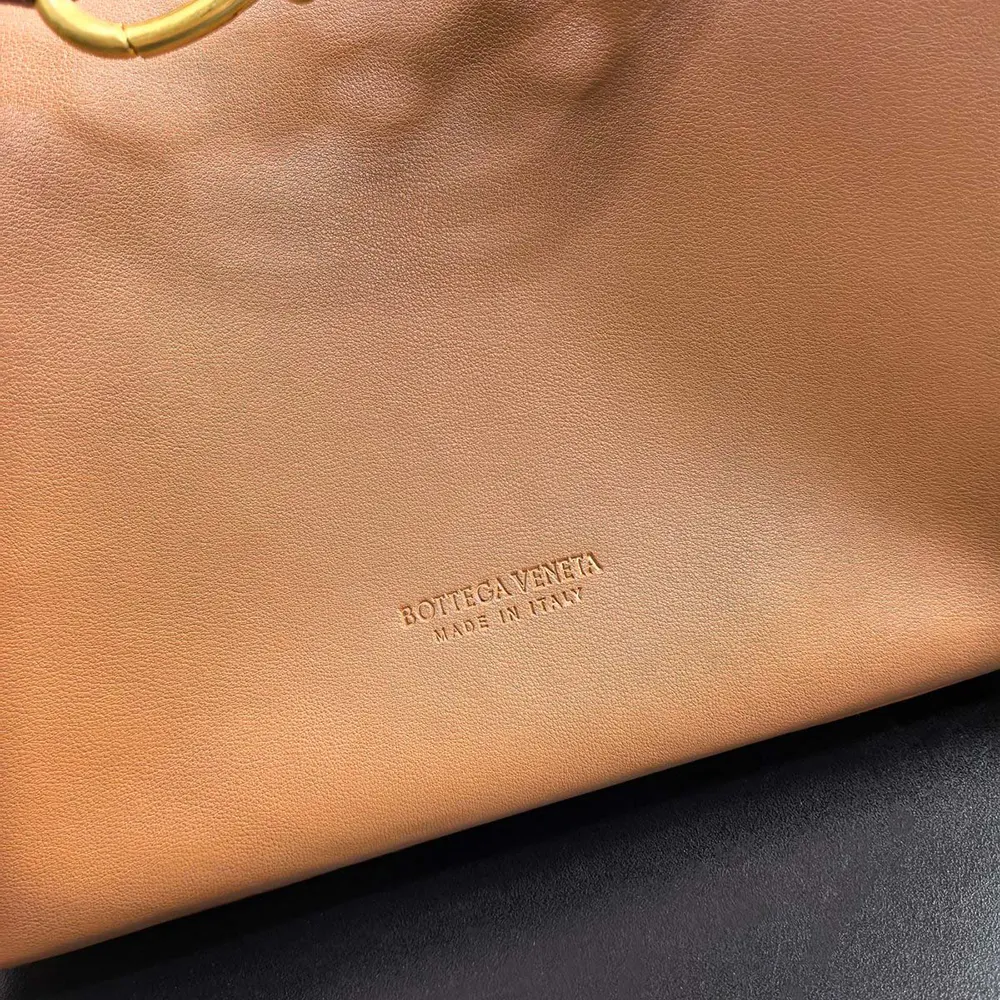 Bottega Veneta Women Small Andiamo in Silky Calf Leather-Brown - image 7