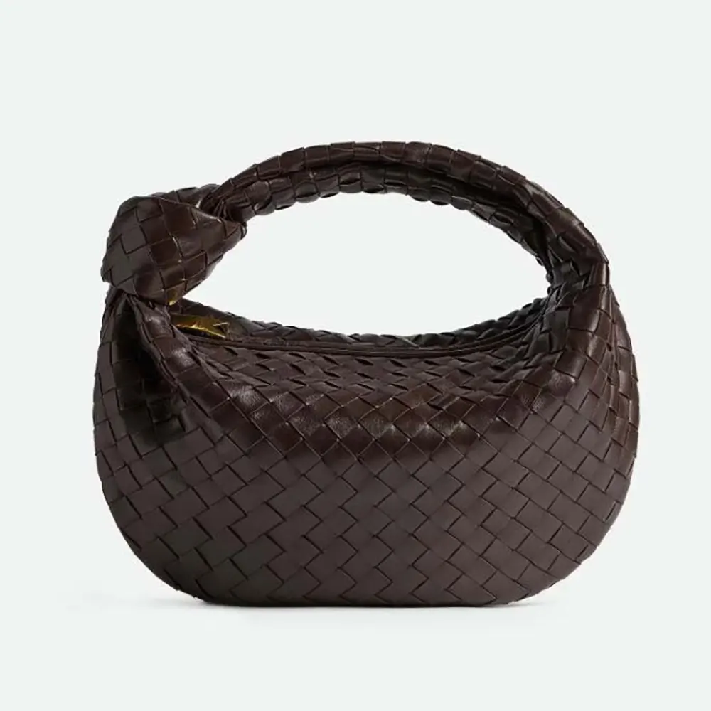 Front view of Bottega Veneta Women Small Jodie-Chocolate bag