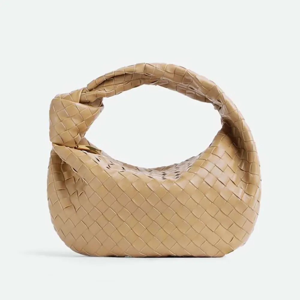 Front view of Bottega Veneta Women Small Jodie-Natural shoulder bag