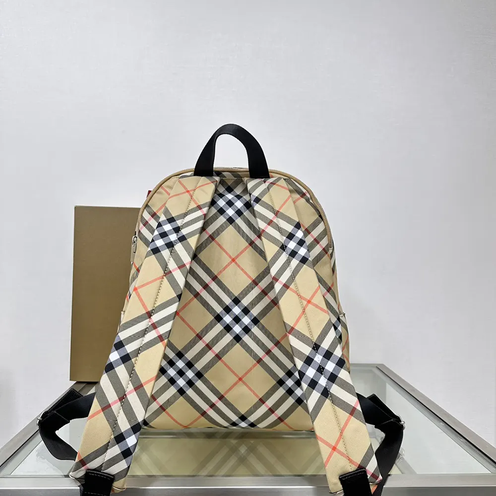 Burberry Women Check Backpack - image 4