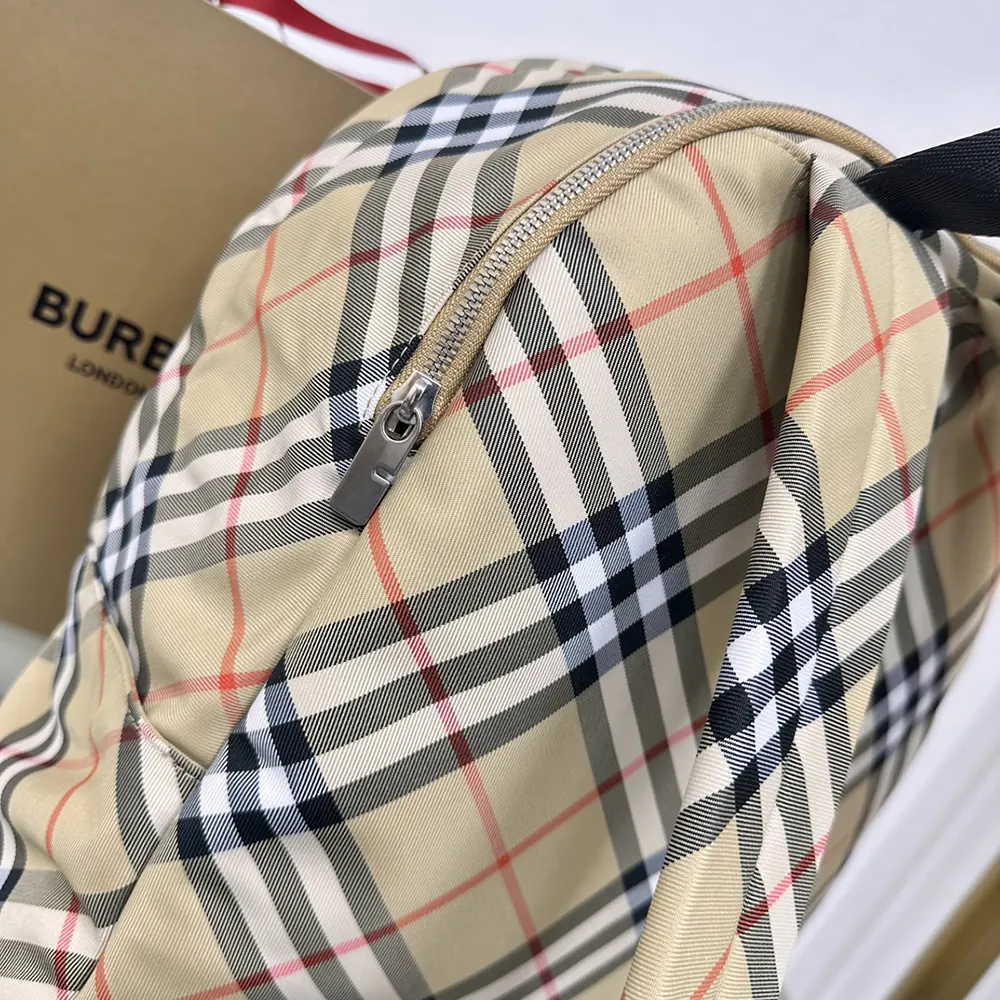 Burberry Women Check Backpack - image 10