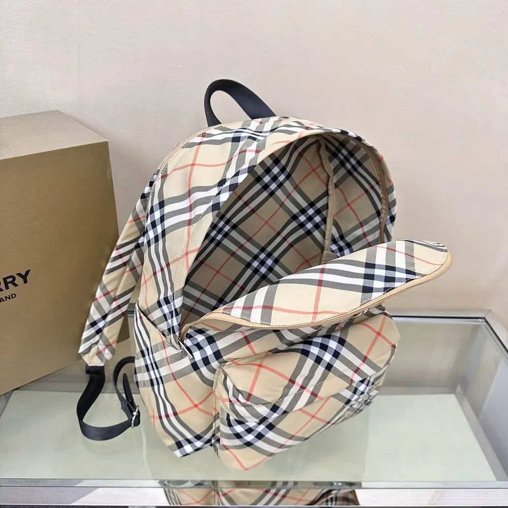 Burberry Women Check Backpack - image 6